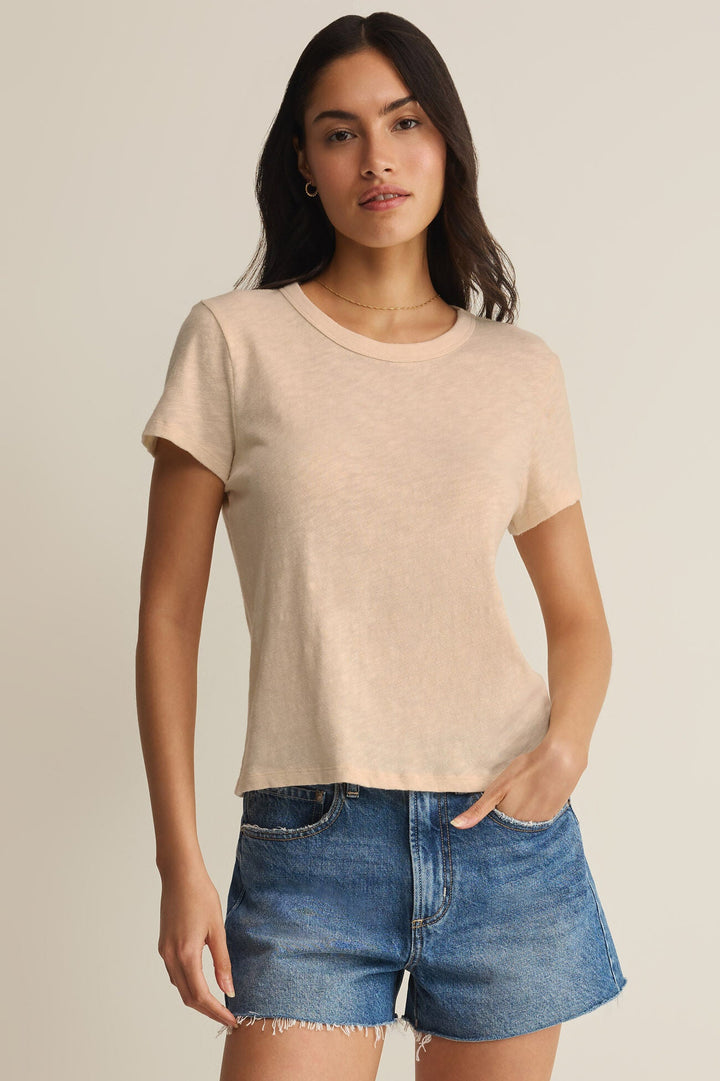 Z SUPPLY Junie Slub Tee-The Shop Laguna Beach