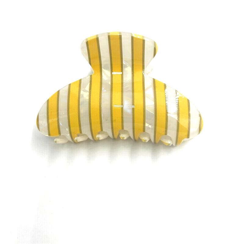 Thin Striped Claw Clip - More Colors Available