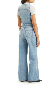 LEVI'S Denim Vest Wide-Leg Denim Jumpsuit-The Shop Laguna Beach