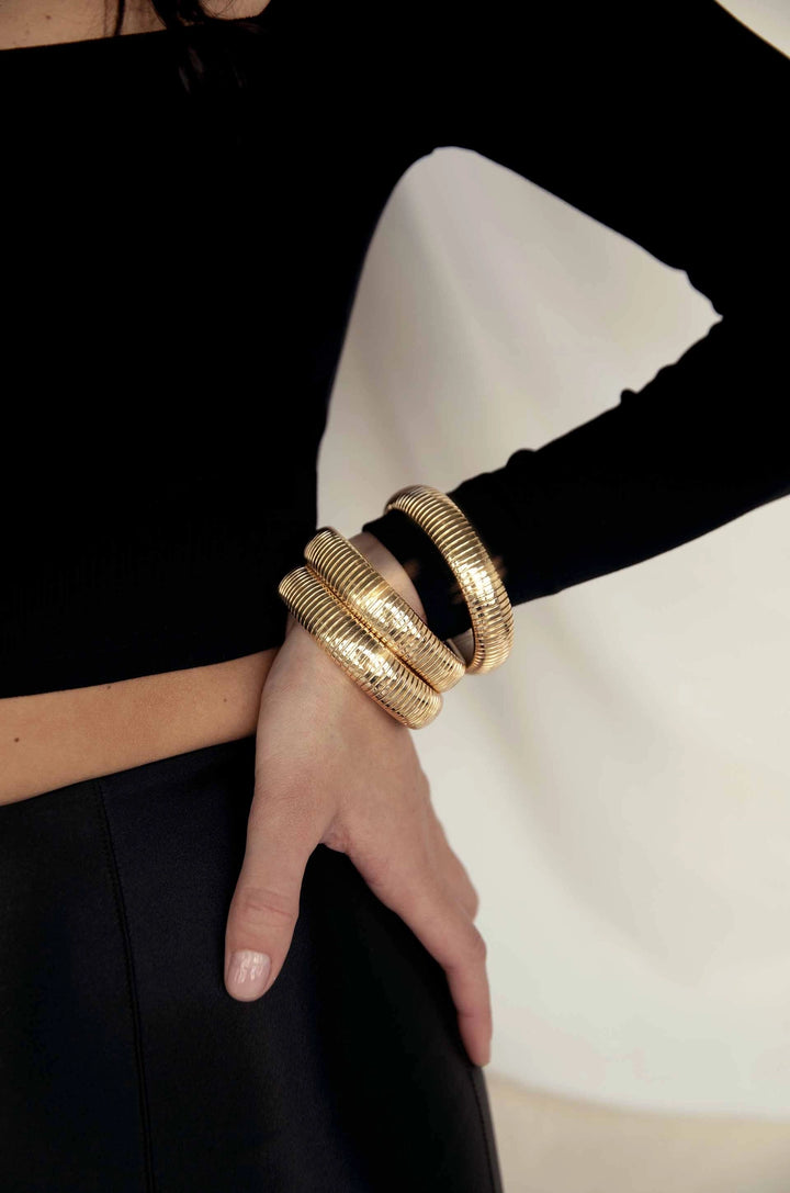 ETTIKA Golden Hour Flex Chain Bracelet Set-The Shop Laguna Beach