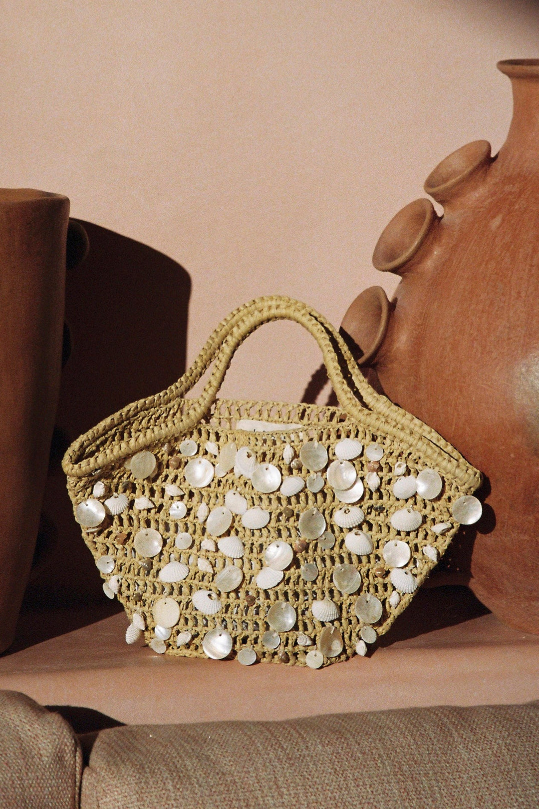 LSPACE Alba Shell Tote Bag-The Shop Laguna Beach