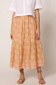 CLEOBELLA Charlene Cotton Midi Skirt