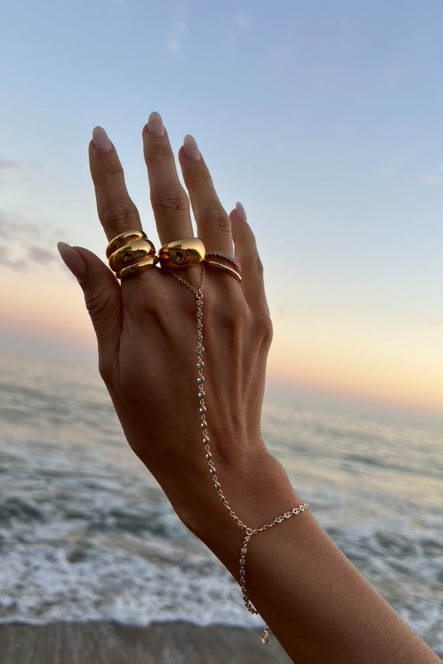 LILI CLASPE Cici CZ Hand Chain-The Shop Laguna Beach