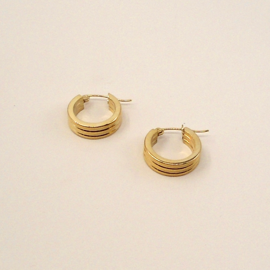 MAY MARTIN Claire Hinge Hoops-The Shop Laguna Beach