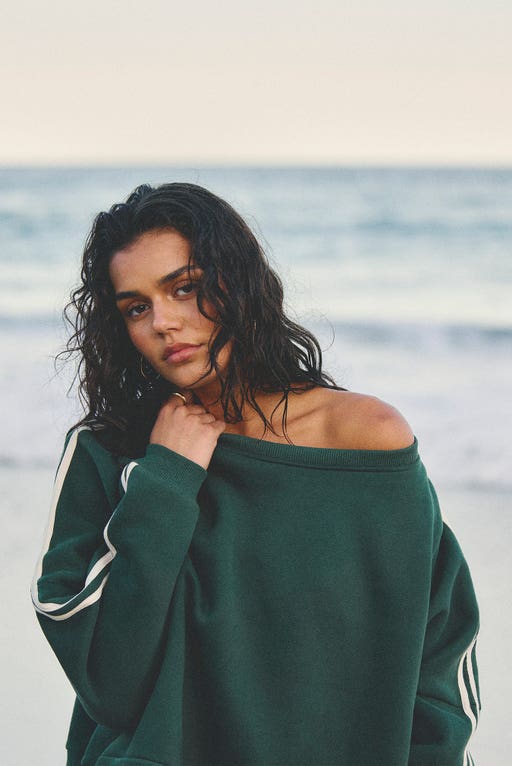 RHYTHM Contrast Crew Sweatshirt - More Colors Available-The Shop Laguna Beach