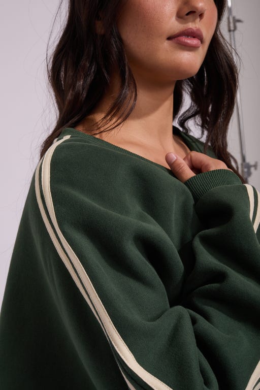 RHYTHM Contrast Crew Sweatshirt - More Colors Available-The Shop Laguna Beach