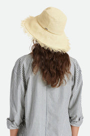 BRIXTON Alice Packable Straw Bucket Hat-The Shop Laguna Beach