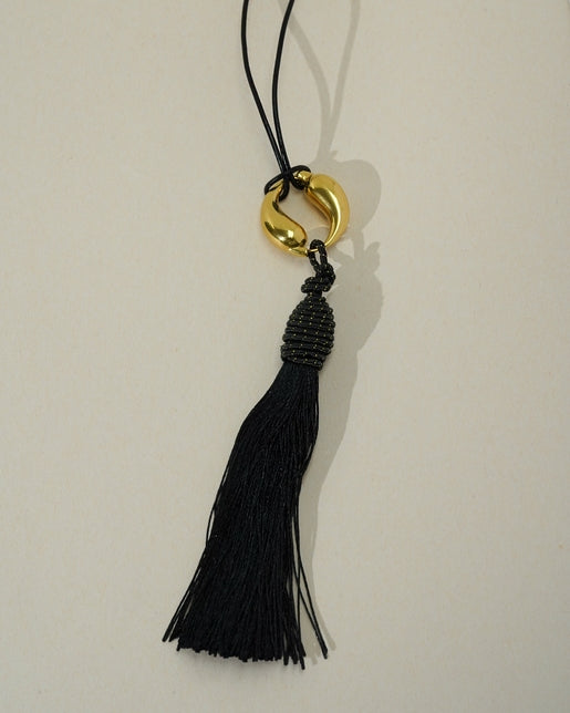 KOZAKH Spiral Tassel Necklace - Gold-The Shop Laguna Beach