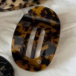 ACCITY Oval Flat Retro Claw Clip - More Colors Available-The Shop Laguna Beach