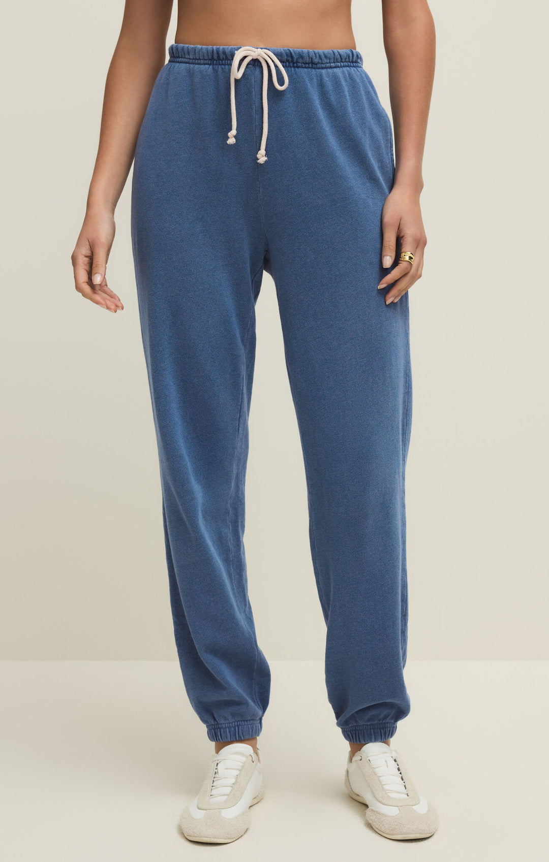 Z SUPPLY Downtown Knit Denim Jogger Pant-The Shop Laguna Beach