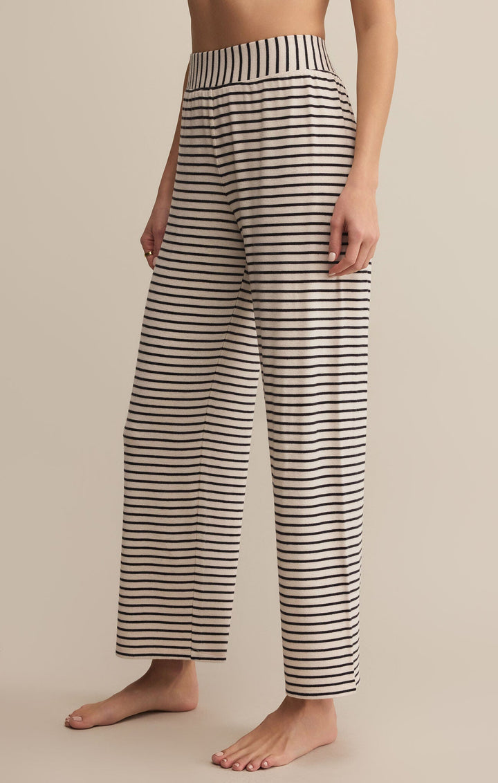 Z SUPPLY Luxe Stripe Knit Pant-The Shop Laguna Beach