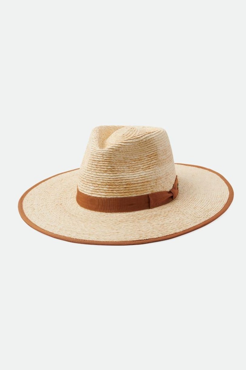 BRIXTON <br> Jo Straw Rancher Hat <br><small><i> (More Colors Available) </small></i>-The Shop Laguna Beach