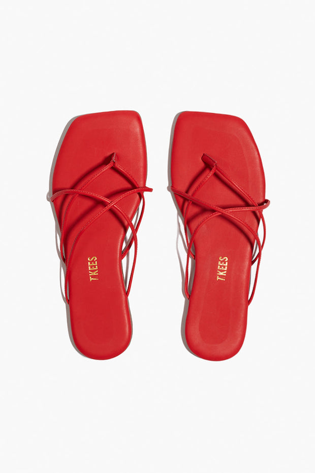 TKEES Elle Square-Toe Sandals
