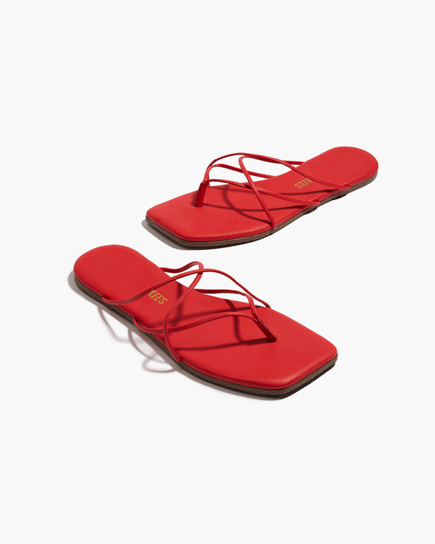 TKEES Elle Square-Toe Sandals