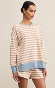Z SUPPLY Layer Up Crew Sweatshirt-The Shop Laguna Beach