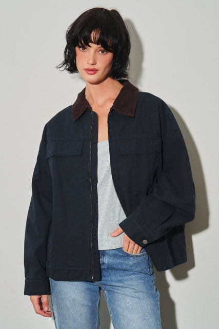 KEEN THE LABEL Lynette Canvas Barn Jacket-The Shop Laguna Beach