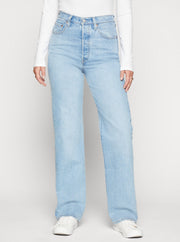 LEVI'S <br> Ribcage Full Length Denim Pant - Samba Tango Light-The Shop Laguna Beach