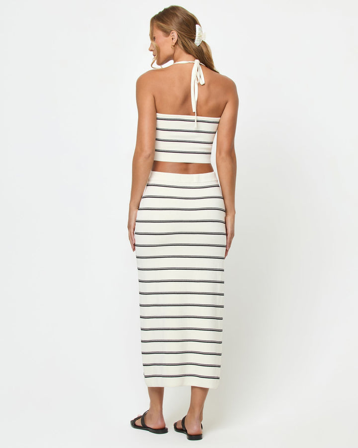 *Online Exclusive* <br> LSPACE Ravello Stripe Skirt-The Shop Laguna Beach
