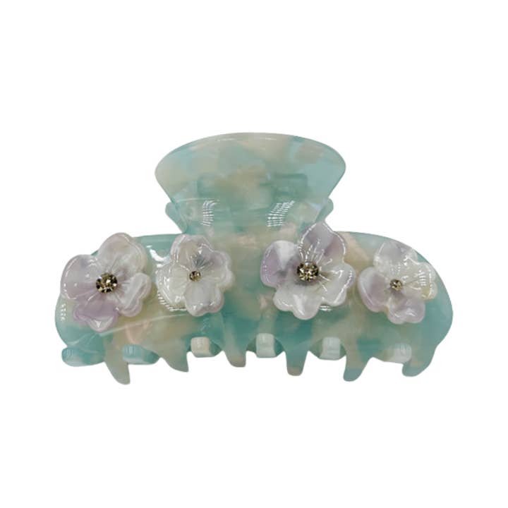 Floral Sunshine Bloom Claw Clip - More Colors Available
