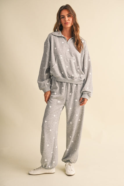 KEEN THE LABEL Marlow Polka Dot Sweatpant-The Shop Laguna Beach