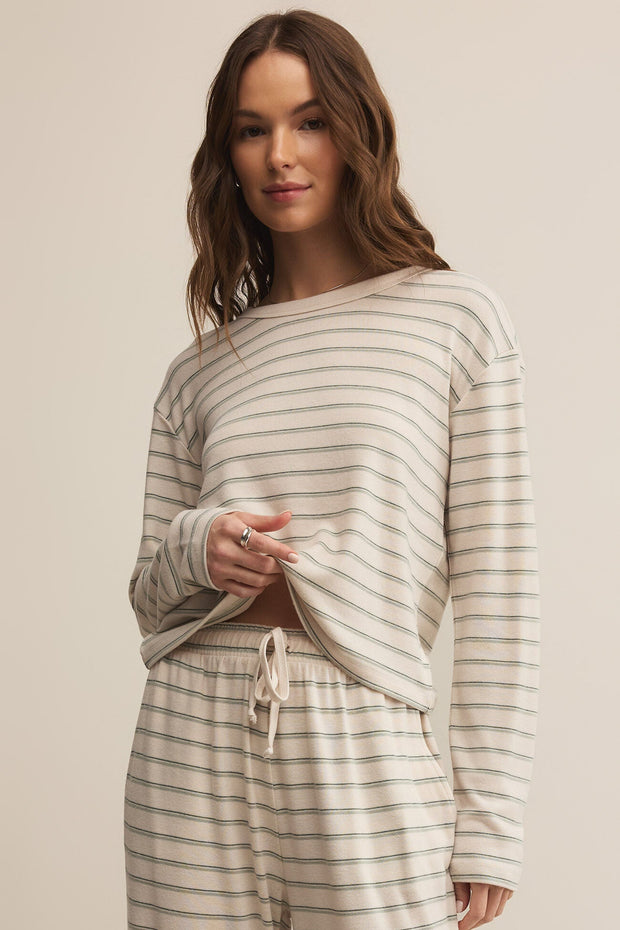 Z SUPPLY Laid Back Stripe Knit Top-The Shop Laguna Beach