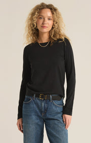 Z SUPPLY Modern Slub Long Sleeve Tee - More Colors Available-The Shop Laguna Beach