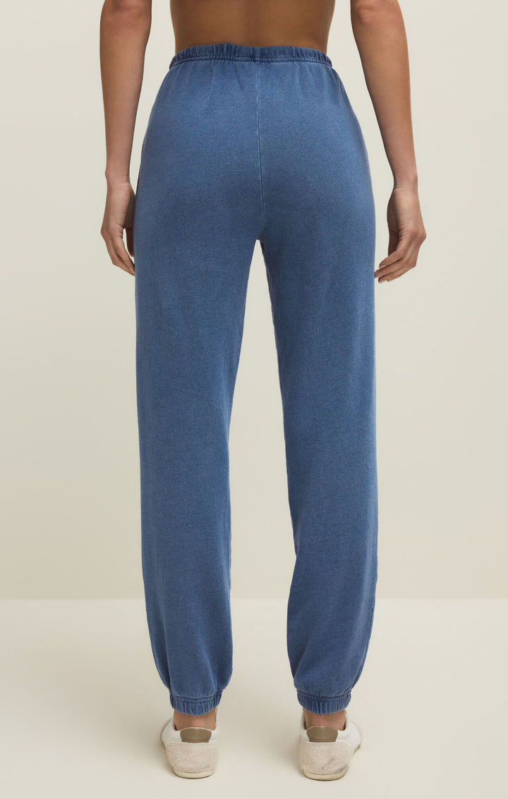 Z SUPPLY Downtown Knit Denim Jogger Pant-The Shop Laguna Beach