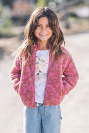 FEATHER 4 ARROW Skyler Desert Rose Polar Fleece Jacket-The Shop Laguna Beach