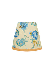 KIVARI Giselle Linen Mini Skirt-The Shop Laguna Beach