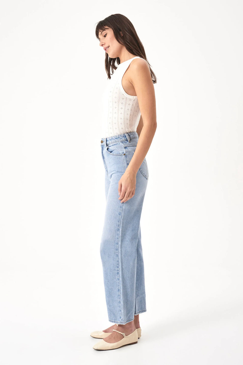 ROLLAS Heidi Ankle Jean - Old Stone-The Shop Laguna Beach