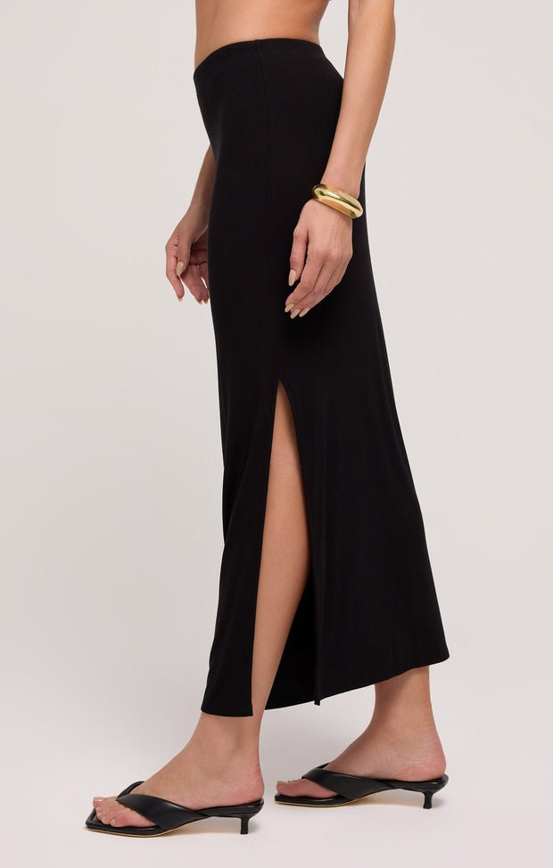 Z SUPPLY Jalen Stretch Midi Skirt-The Shop Laguna Beach