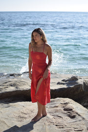 MAAJI Remi Linen Midi Dress-The Shop Laguna Beach