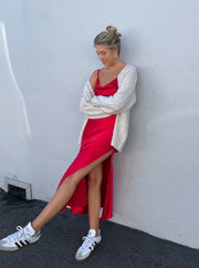 KEEN THE LABEL Larissa Silky Midi Dress-The Shop Laguna Beach