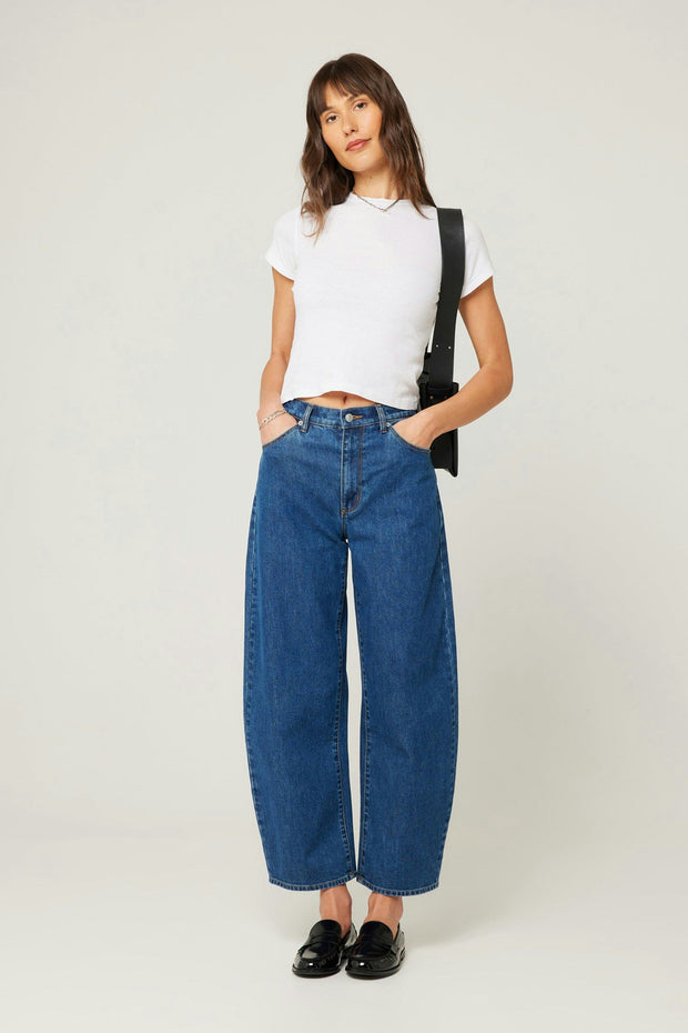 ROLLAS Gigi Barrel Denim Pant-The Shop Laguna Beach