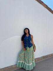 SPELL • SUNSHINE BANDIT Melody Bias Maxi Skirt-The Shop Laguna Beach