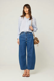 ROLLAS Gigi Barrel Denim Pant-The Shop Laguna Beach