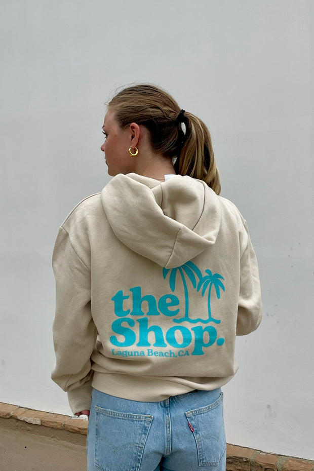 THE SHOP CLASSIC Laguna Palm Box Hoodie - More Colors Available-The Shop Laguna Beach