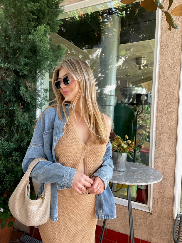 KEEN THE LABEL Catarina Washed Denim Jacket-The Shop Laguna Beach