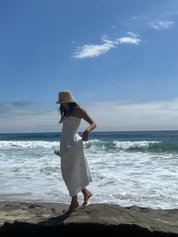 KEEN THE LABEL Alexandra Eyelet Maxi Dress-The Shop Laguna Beach