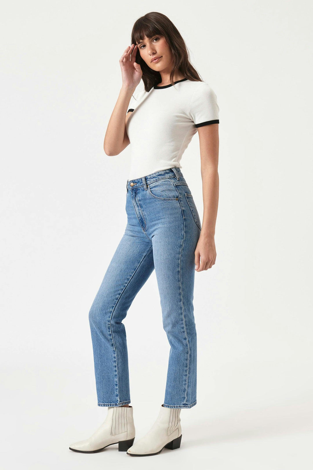 ROLLAS Original Straight Denim Pant - Brad Blue-The Shop Laguna Beach