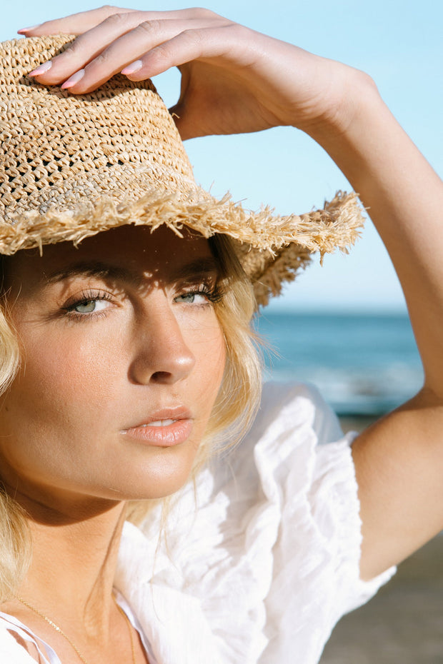 AUGUSTINE HAT CO. August Raffia Bucket Hat