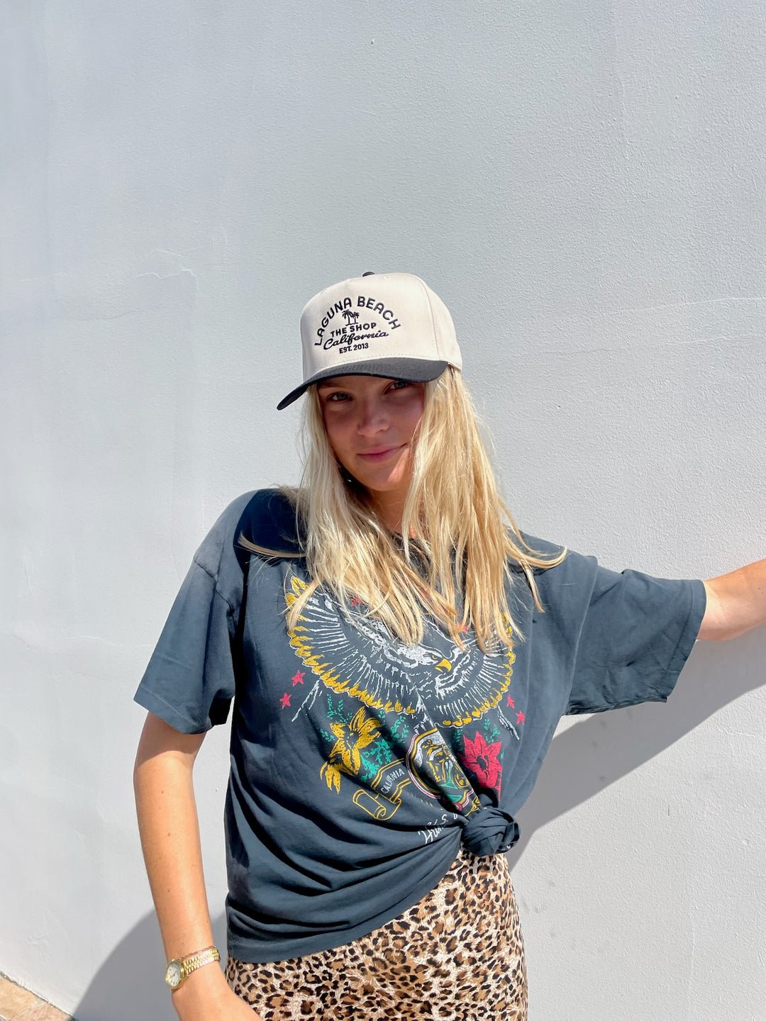 THE SHOP CLASSIC Palm 5-Panel Baseball Hat - More Colors Available-The Shop Laguna Beach