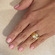 GOLDFI 18kt Wavy Wide-Band Ring-The Shop Laguna Beach