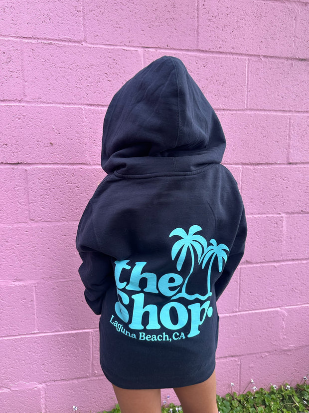 THE SHOP CLASSIC Laguna Palm Youth Zip Sweatshirt - More Colors Available-The Shop Laguna Beach