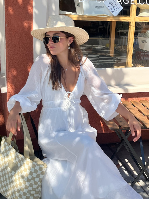 KEEN THE LABEL Adaline Long Sleeve Maxi Dress-The Shop Laguna Beach