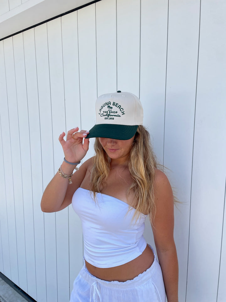 THE SHOP CLASSIC Palm 5-Panel Baseball Hat - More Colors Available-The Shop Laguna Beach