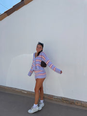 LSPACE Montauk Stripe Sweater Short-The Shop Laguna Beach