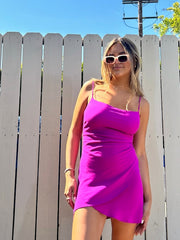 INDAH <br> Rowan Solid Mini Dress-The Shop Laguna Beach