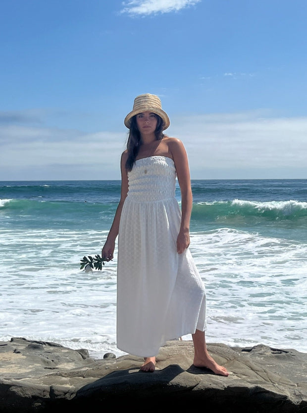 KEEN THE LABEL Alexandra Eyelet Maxi Dress-The Shop Laguna Beach