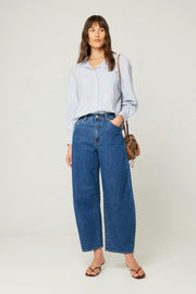 ROLLAS Gigi Barrel Denim Pant-The Shop Laguna Beach